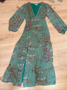 Bowman Deep V-Neck Maxi Dress by BalticBorn